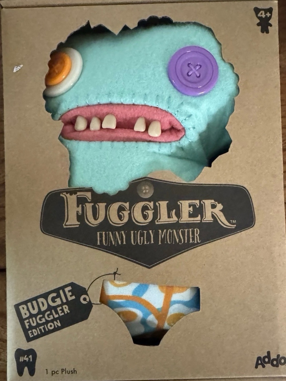 Fuggler Budgie gap tooth McGoo #41 plush toy